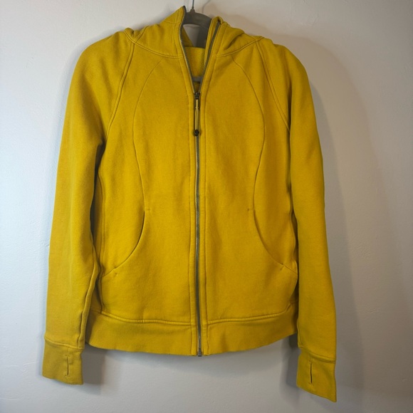 lululemon athletica Tops - Lululemon Scuba Full Zip Yellow Size 10